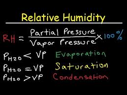 relative humidity dew point vapor