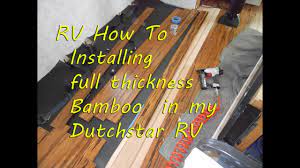installing bamboo hardwood floor in