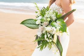 100 beach wedding bouquets tropical