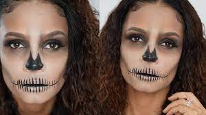 last minute easy skeleton makeup for