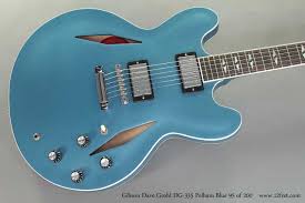 The gibson trini lopez standard model was built between 1964 and 1971. Gibson Dave Grohl Dg 335 Pelham Blue Www 12fret Com