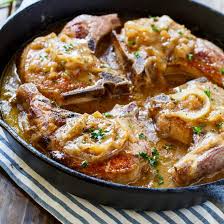 smothered southern pork chops y