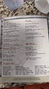 menu of weasies kitchen