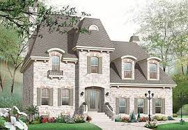 Roomy Home Plan With Mansard Roof
