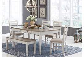 Restyle your dining room with amart furniture's superior collection of dining room furniture. Ashley Skempton Two Tone Rect Dining Room Table W Storage Drawers And Hinged Lift Top Strorage Morris Home Dining Tables