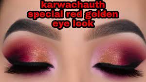 best easy to create bold red golden eye