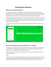 Cash app is often used to pay friends or family — for instance, after getting dinner together or splitting the cost of a trip. Cash App For Bussiness By Asif Javed Issuu