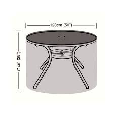 6 seater circular table cover 128cm