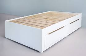 bed with drawers without headboard