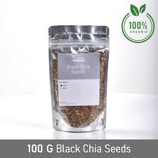 black chia seeds 100g re sealable bag