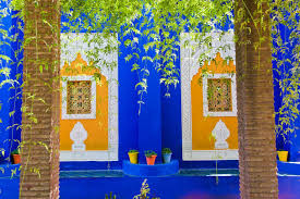 see the marjorelle garden in marrakech