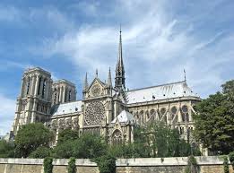 notre dame cathedral to be red to