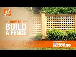 How To Build A Fence The Home Depot