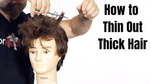 how to use thinning shears scissor