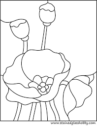 flower 2 design stained glass stained