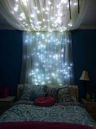 Make A Magical Bed Canopy With Lights
