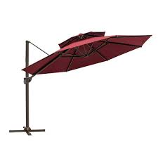 Round Cantilever Tilt Patio Umbrella