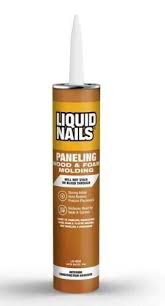 liquid nails paneling wood foam
