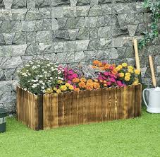 Raised Bed Garden Flower Planter Box