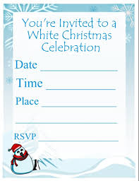 Printable Christmas Party Invitation Happy Holidays