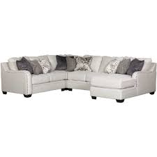 Dellara 4pc Sectional With Raf Chaise