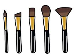 makeup brushes brown