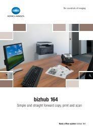 Home » konica bizhub » konica minolta bizhub 164 printer driver download. Konica Minolta Bizhub C654 Pdf Brochure First Class Business