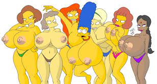 The Simpsons Girls Naked - Porn Simpsons Parody