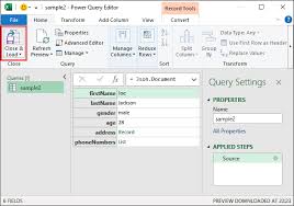how to open json file in excel javatpoint