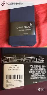 Lane Bryant 3x E F Blue Control Top Tights Nwt Lane Bryant