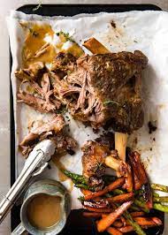 slow cooker roast lamb leg recipetin eats