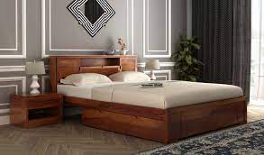 Ferguson Sheesham Wood Bed With