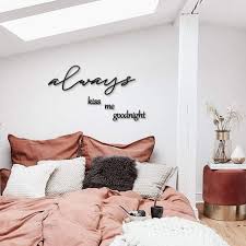 Indie Room Decor Metal Wall Letters