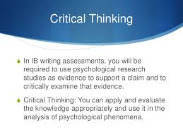 Critical thinking psychology   Educational psychology   Cambridge     Critical Thinking Animated Primer