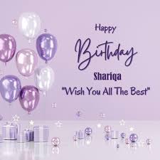 hd happy birthday shariqa cake images