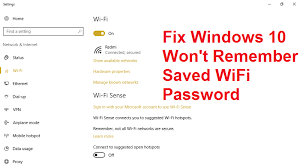 This guide is only for windows 10 pc users. Windows 10 Won T Remember Saved Wifi Password Solved Techcult