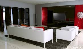 modern black and red decor ideas