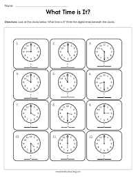 We use the structure at + time when giving the time of a specific event. What Time Is It Worksheet Have Fun Teaching