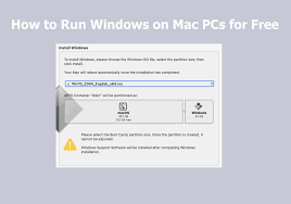 how to run windows on mac pcs for free