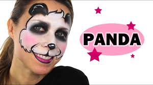 panda face painting tutorial you
