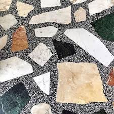 What should a distressed vinyl floor look like? Pin By Em Step On Tiles Textures Terrazzo Floor Patterns Flooring