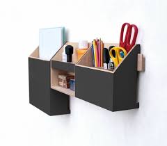 Black Wooden Wall Organizers Set Of