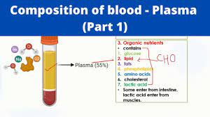 composition of blood part 1 plasma