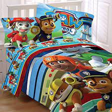 Paw Patrol 4pc Twin Comforter And Sheet
