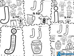 free printable letter j coloring pages