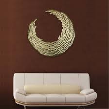 abstract circular wall décor