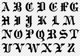 old english alphabet alphabet