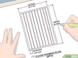 how to frame a floor 12 steps with