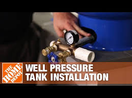 well pressure tank installation the
