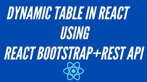 react bootstrap table tutorial